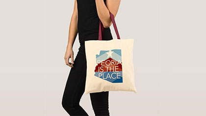 Peoria is the Place Tote Bag