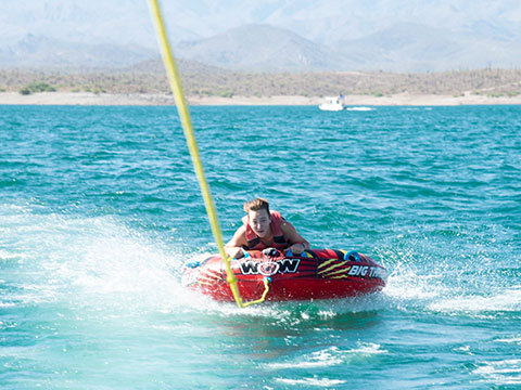 Tubing at Lake Pleasant